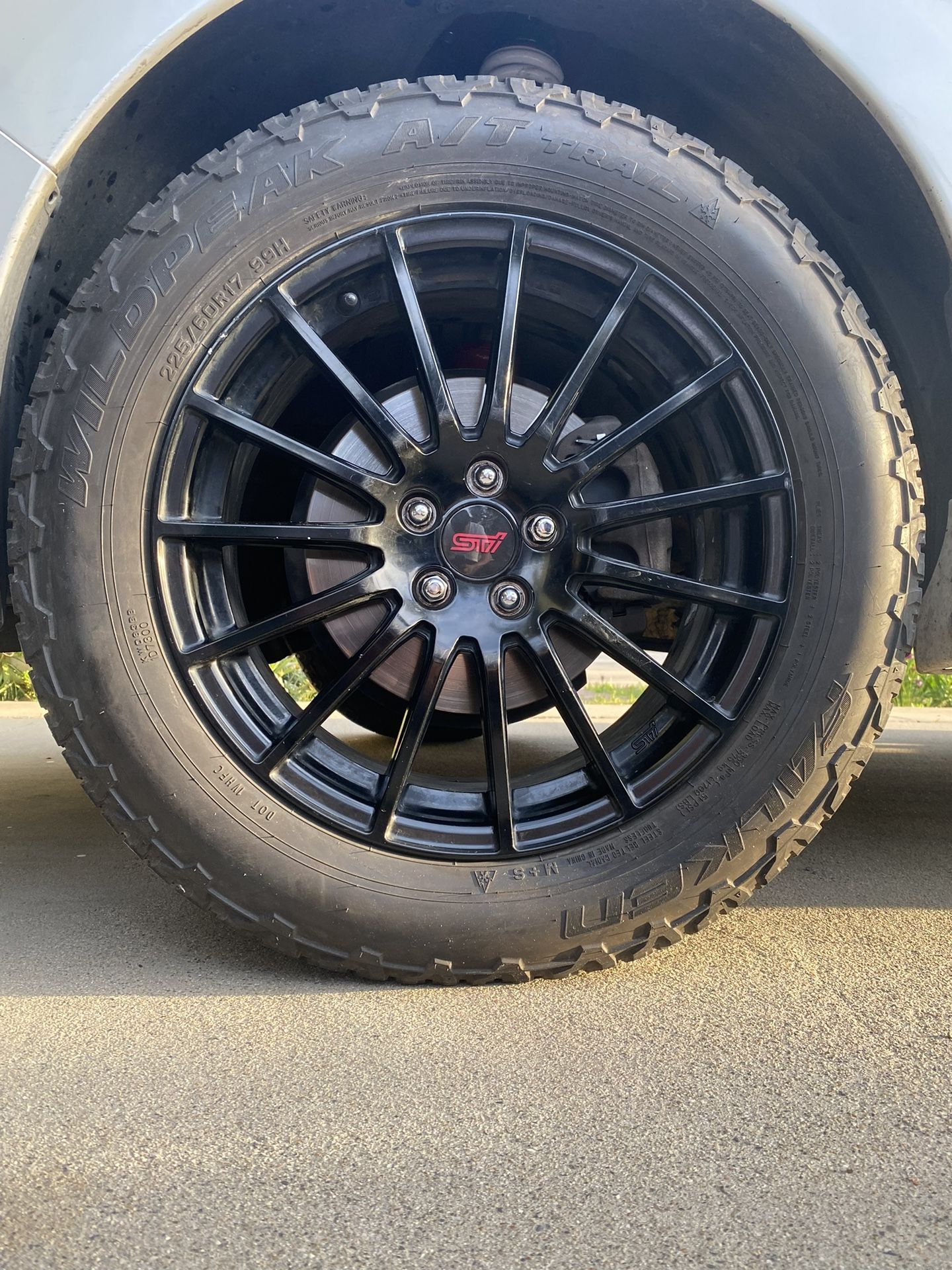 Subaru STI Wheels 5x100