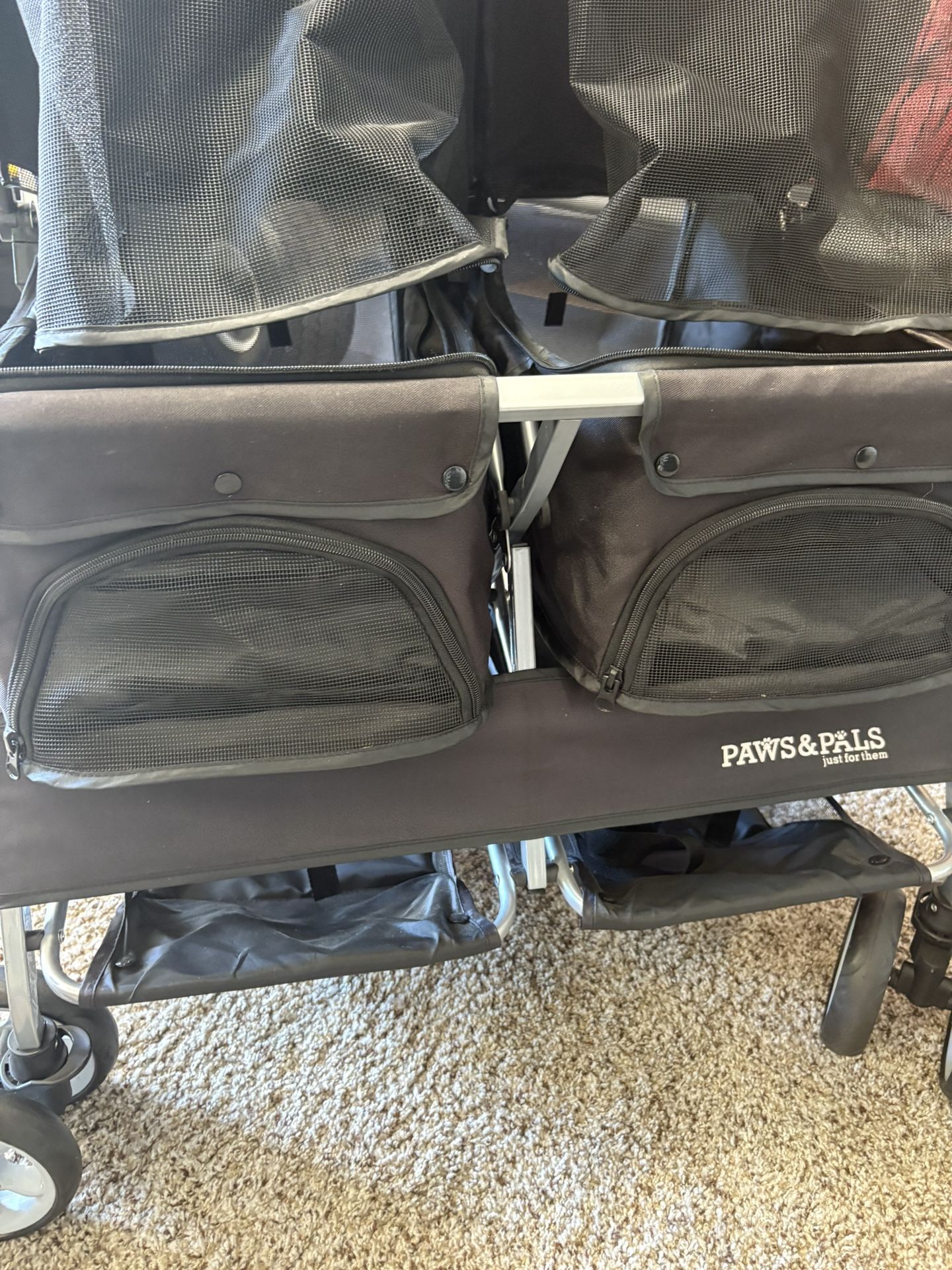Pet Double Stroller For Dogs