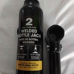 Welded bottle jack ,2 ton, no stick