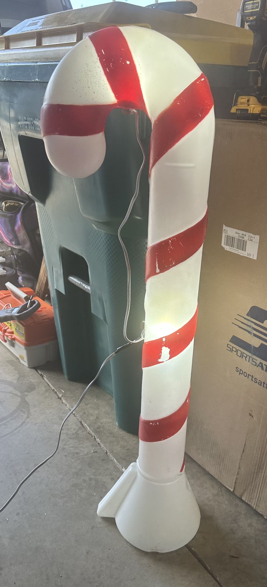 Blowmold Candy Cane 40”