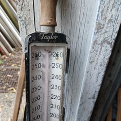 Deep Kettle Of Taylor Thermometer