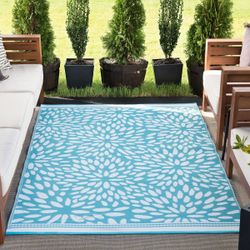7 x 10 ft George Oliver Wendy Indoor / Outdoor Rug $50