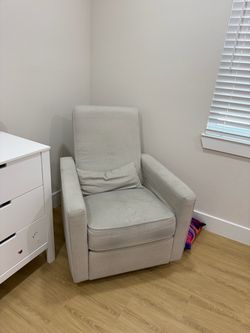 Rocking nursery chair- full swivel and reclining