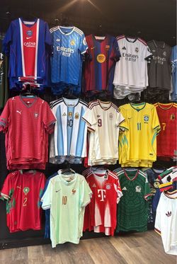 Soccer Jersey Collection – Multiple Teams