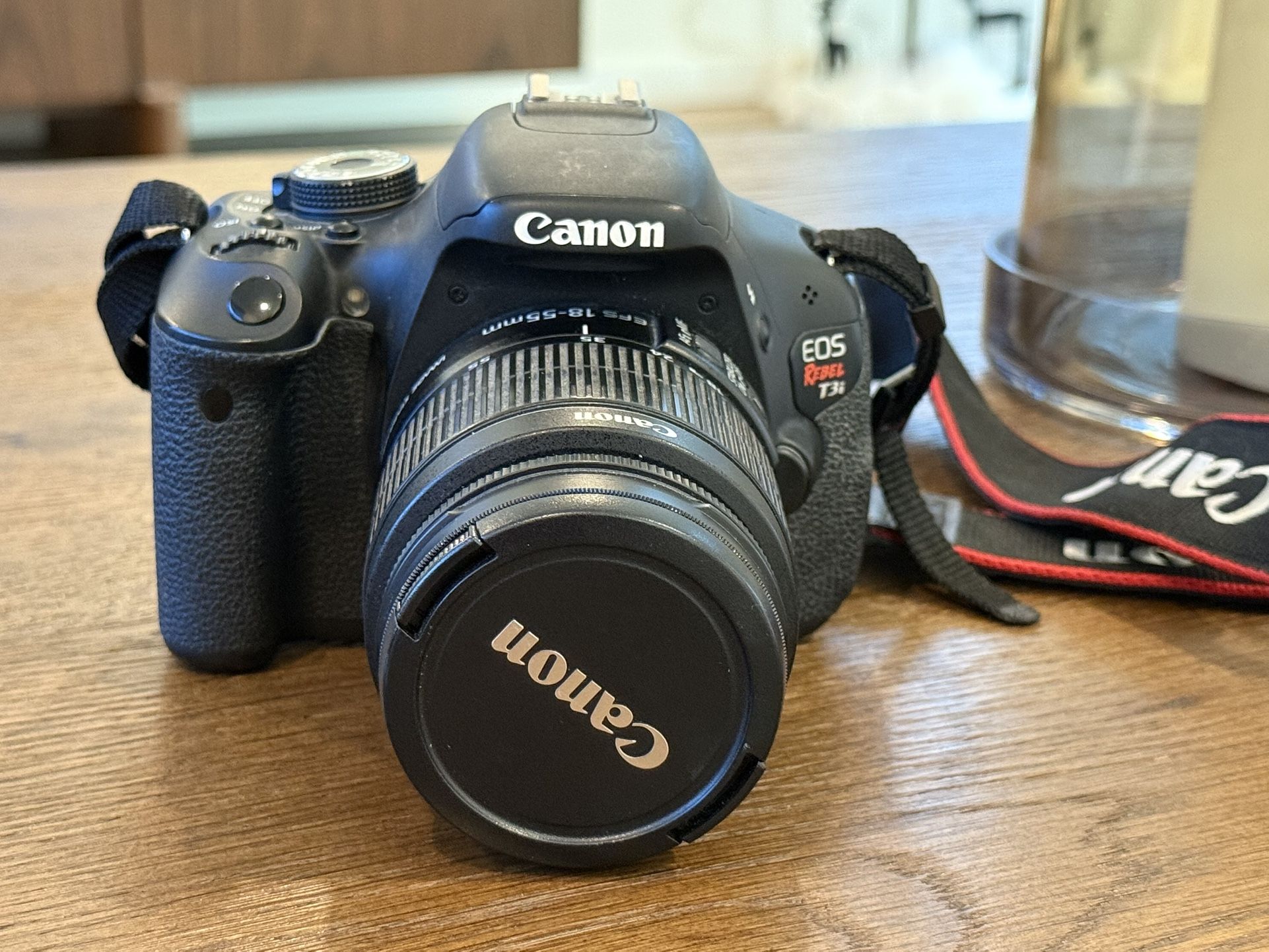 Canon EOS Rebel T3i + Canon 18–55mm Zoom Lens – Good Condition