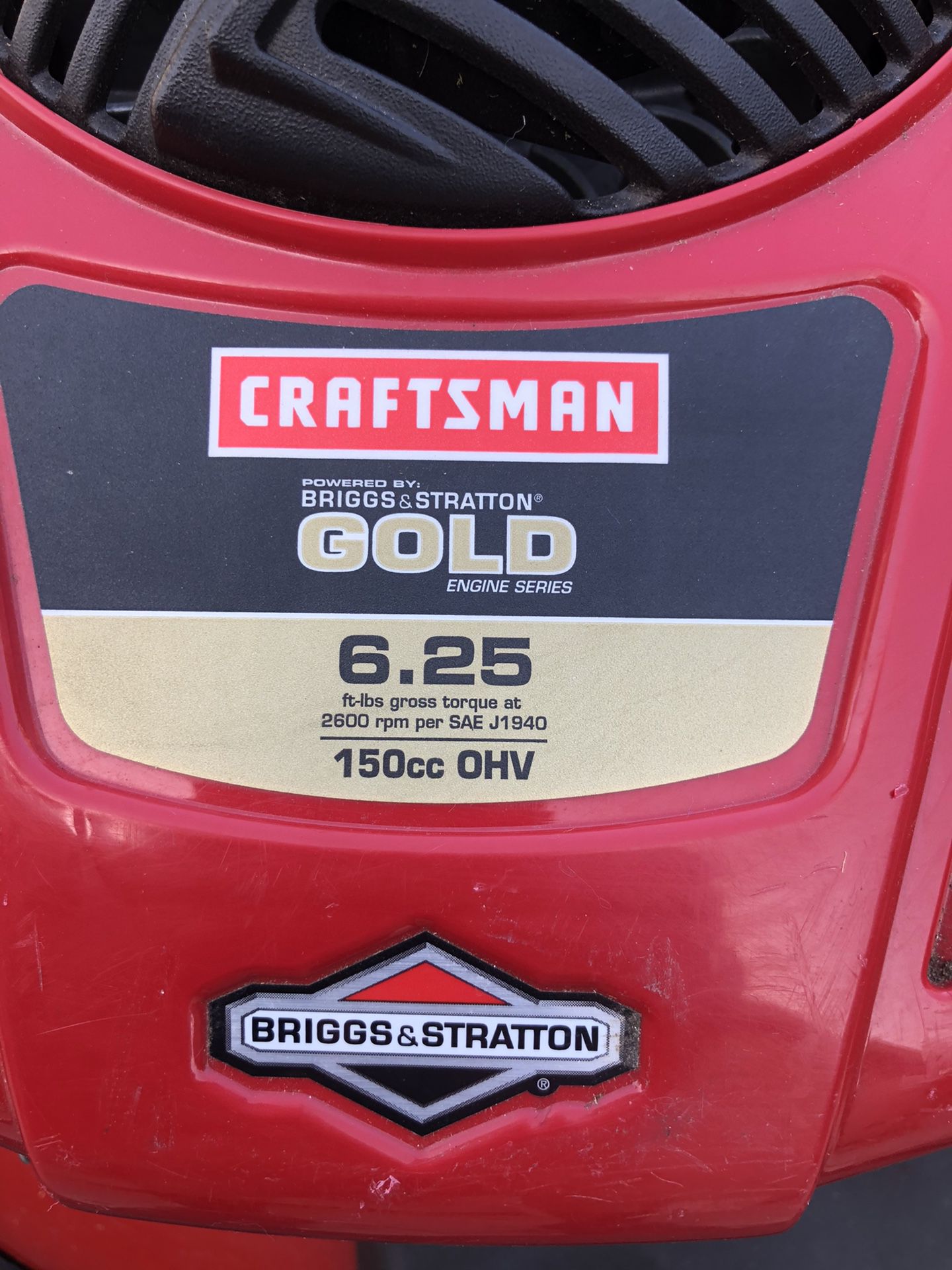 Craftsman gold lawn mower