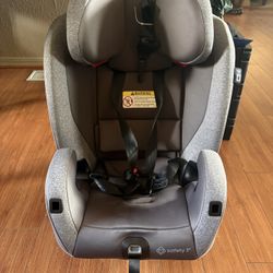 Safety 1st EverSlim 4-in-1 Convertible Car Seat, SecureTech Chest Clip, Ultra-Slim, 4-Mode Infant to Booster, Baby Car Seat, 5-100 lbs