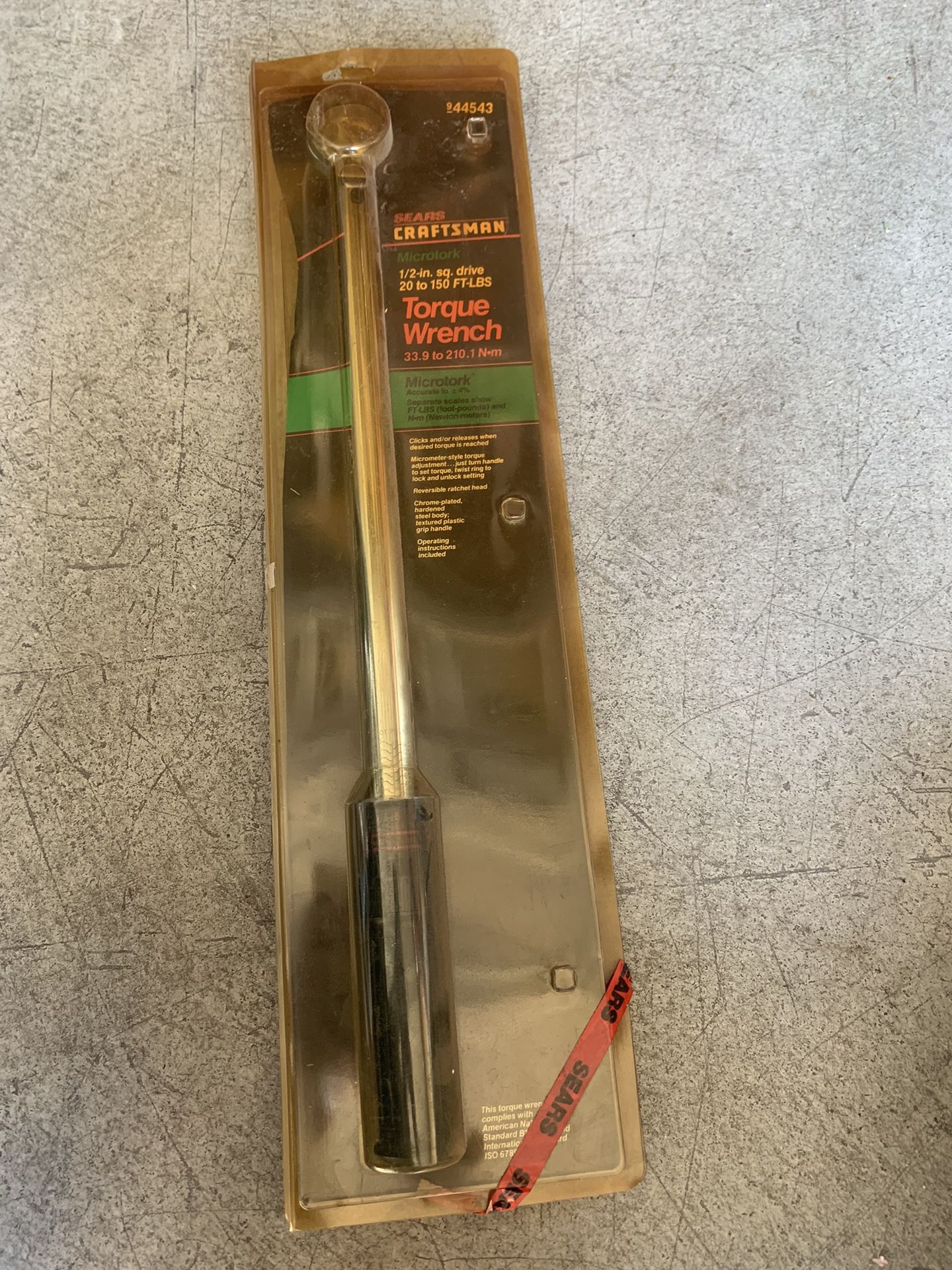 Craftsman Torque wrench