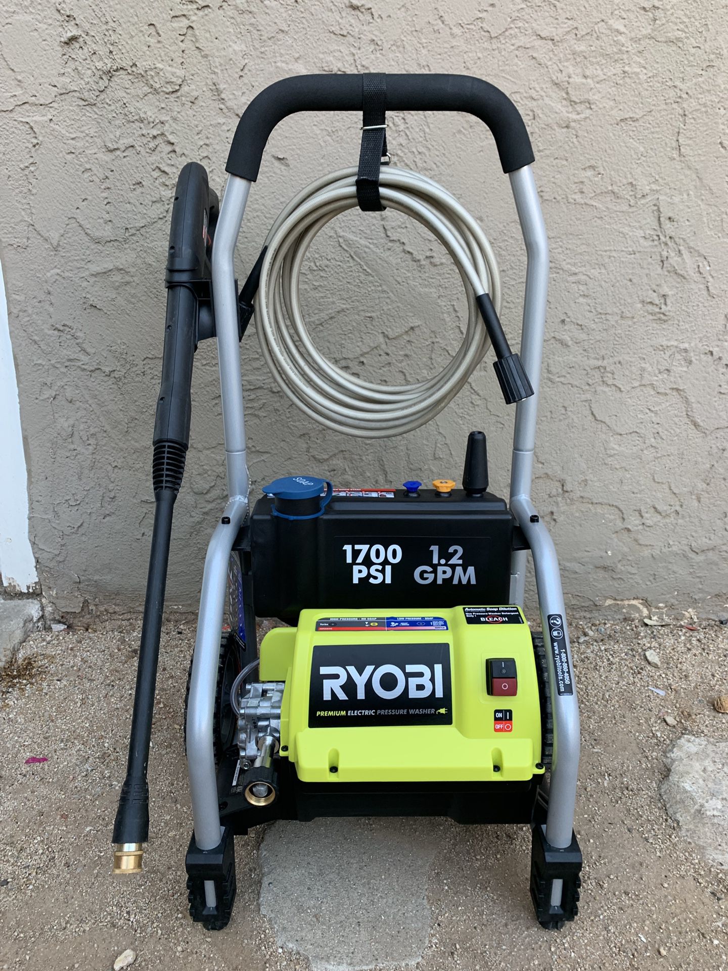 RYOBI 1,700 PSI 1.2 GPM Electric Pressure Washer