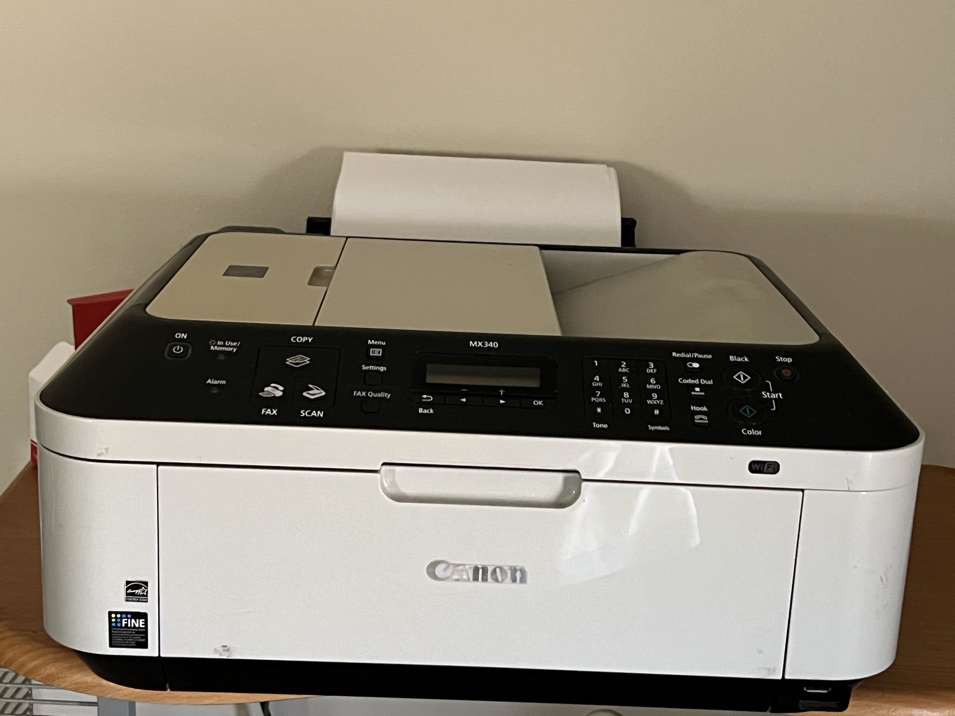 Canon PIXMA MX340 Wireless Office All in One Printer