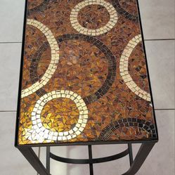 Vintage Mosaic 2-Tier Side Table
