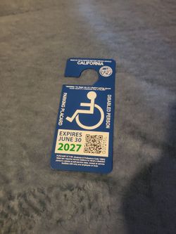 Replacement placard