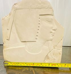 Vintage Egyptian wall decor with MMA-WAG signature