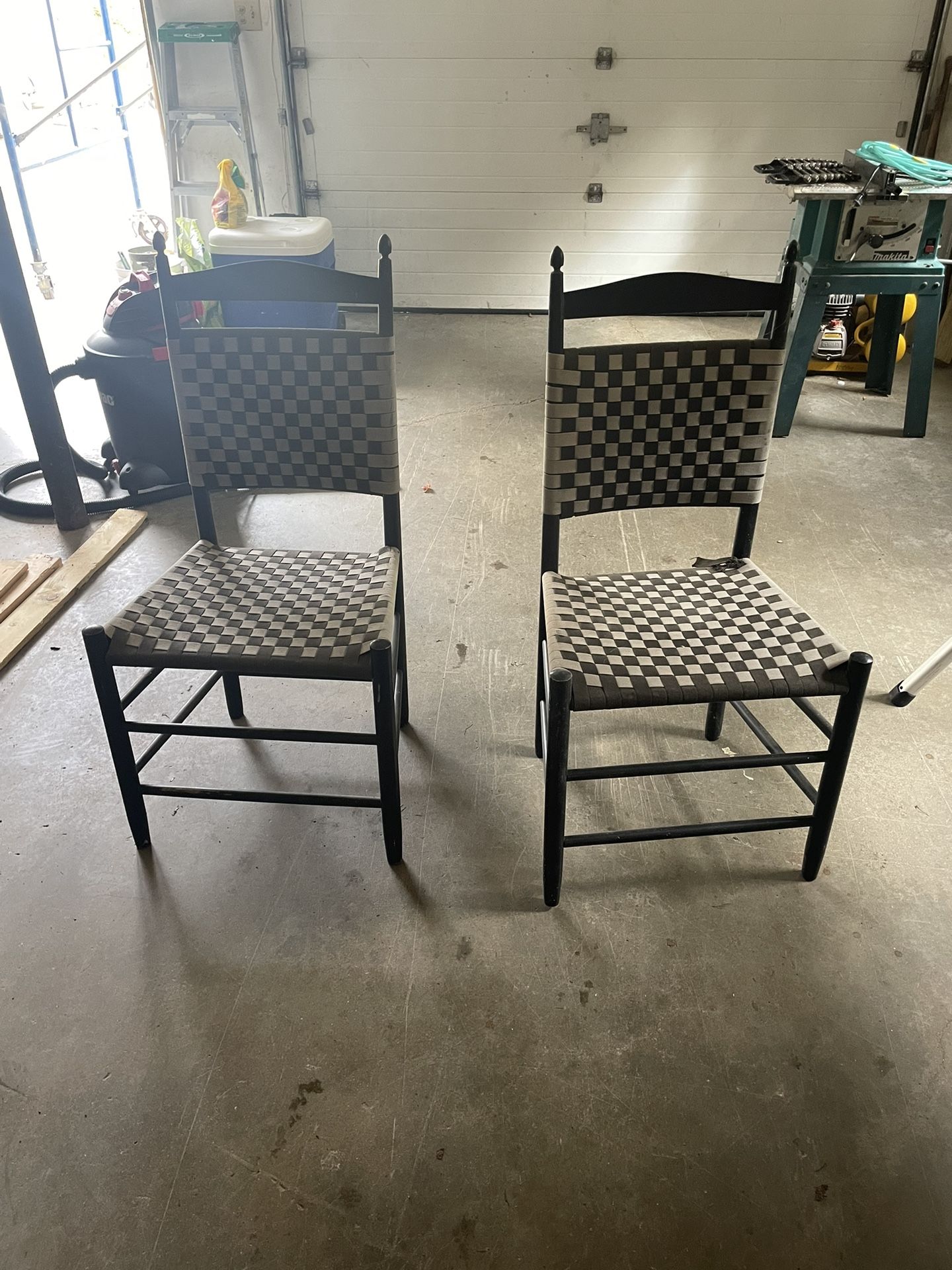 Checker Colord Chairs