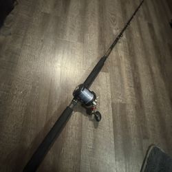 Fin Nor Salt Water Fishing Combo. Great Set Up New Rod Used Reel. 