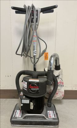 American Sanders OBS-18DC Orbital Square Buff Floor Sander Dust Control LIKE NEW (USED ON 3 JOBS ONLY)