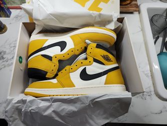 Air Jordan 1 Yellow Orchre Nike