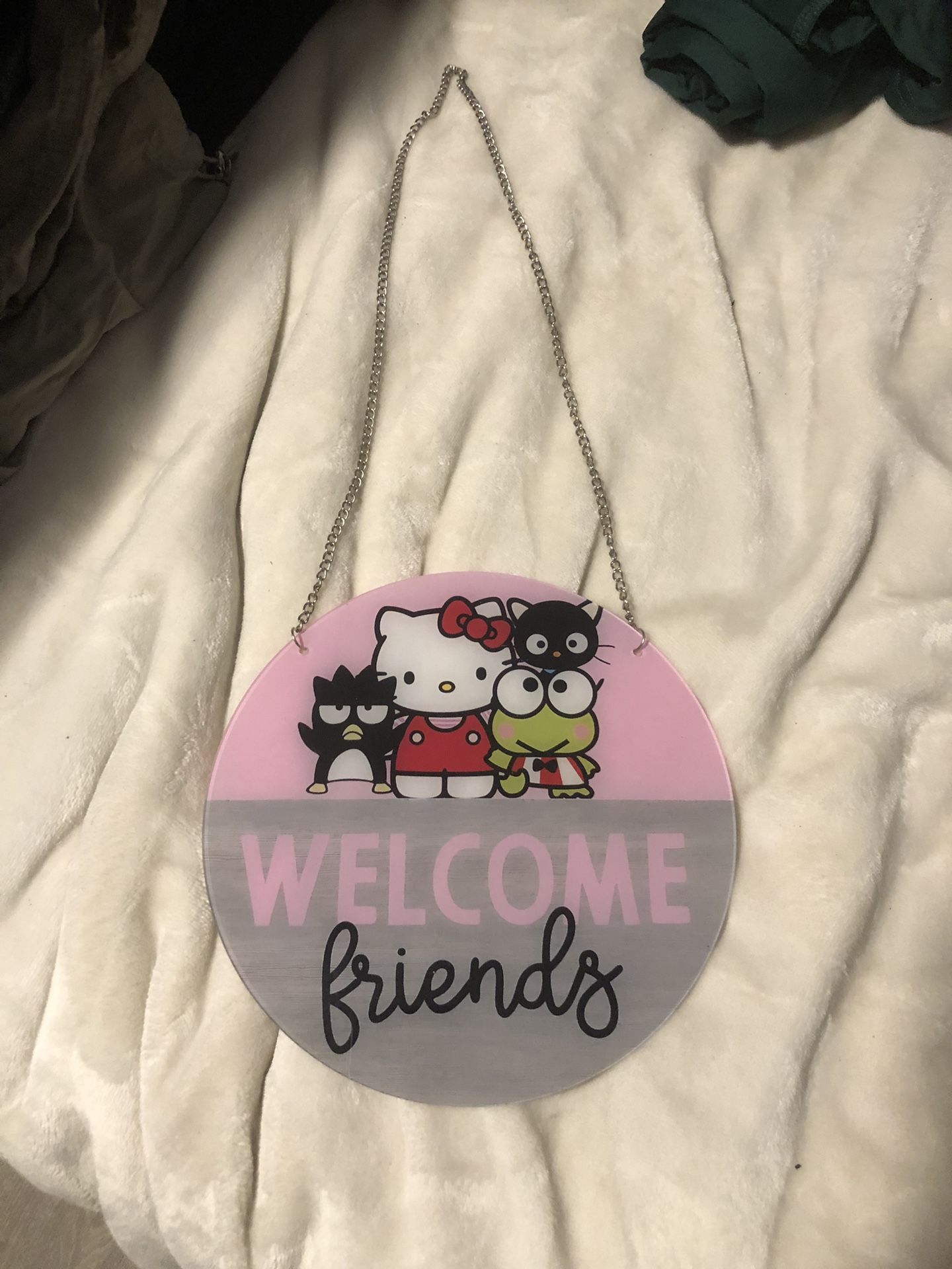 Sanrio Welcome Friends Sign (please Read Description)