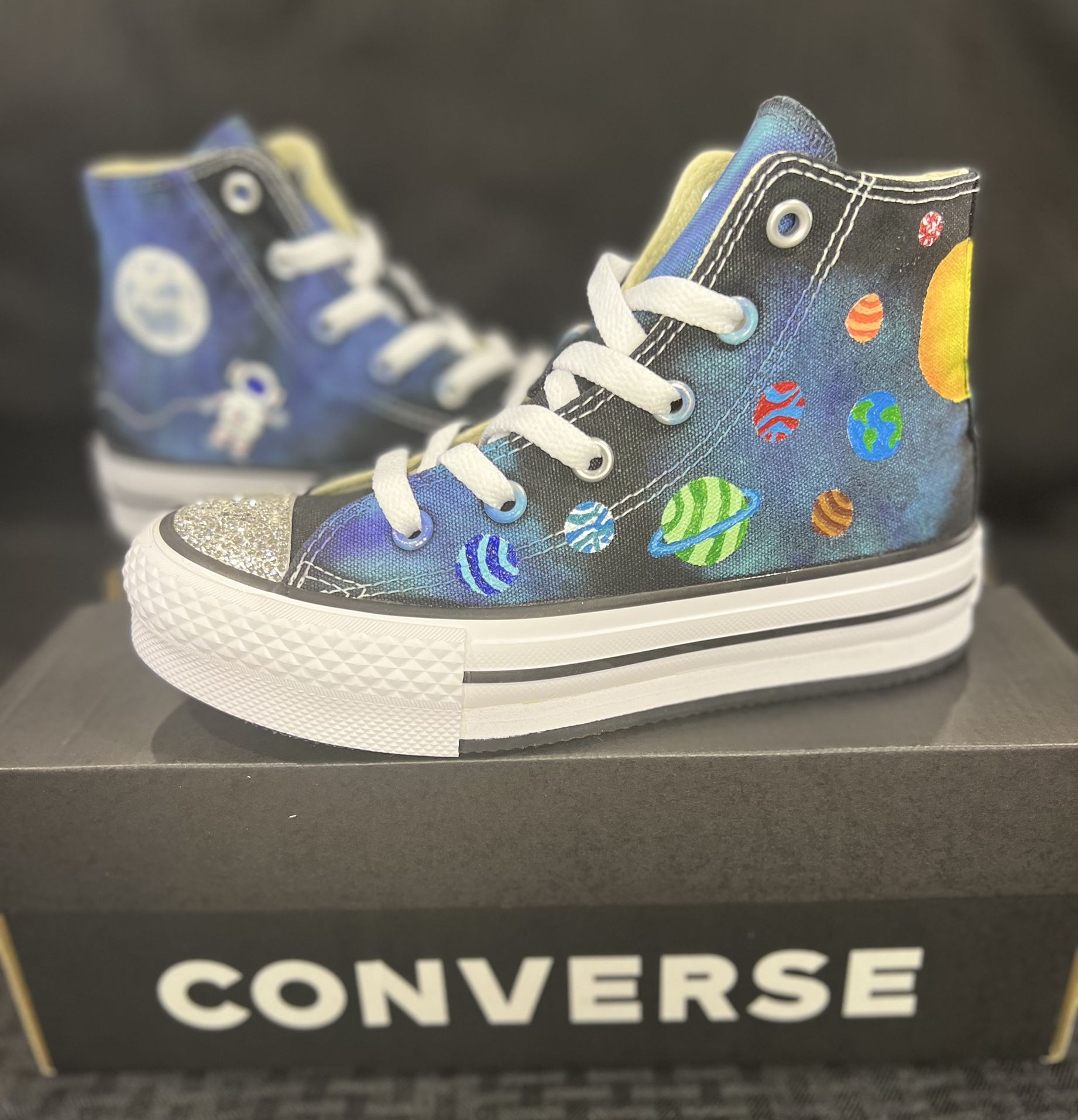 Space Shoes Custom Converse Solar System