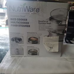 Aroma Housewares NutriWare 14-Cup (Cooked) Digital Rice Cooker and Food  Steamer, White