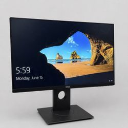Dell P2419H 24in Monitor Full HD 1920 x 1080 With Stand HDMI/DisplayPort - Black