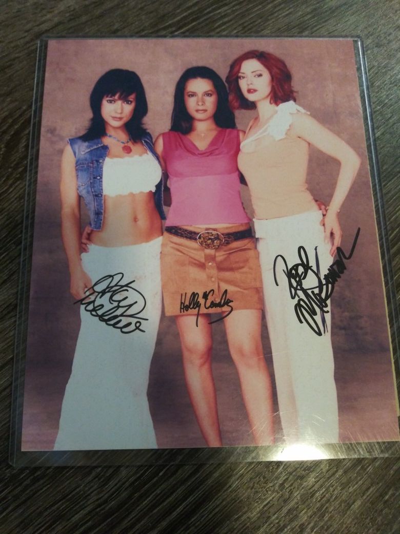 Charmed cast autograph