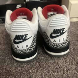 Jordan 3 White Cement Free Throw Line