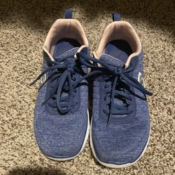 Blue Skechers Sport Shoes Size 7 1/2