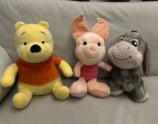 Winnie the Pooh, Piglet & Eeyore Plush Set