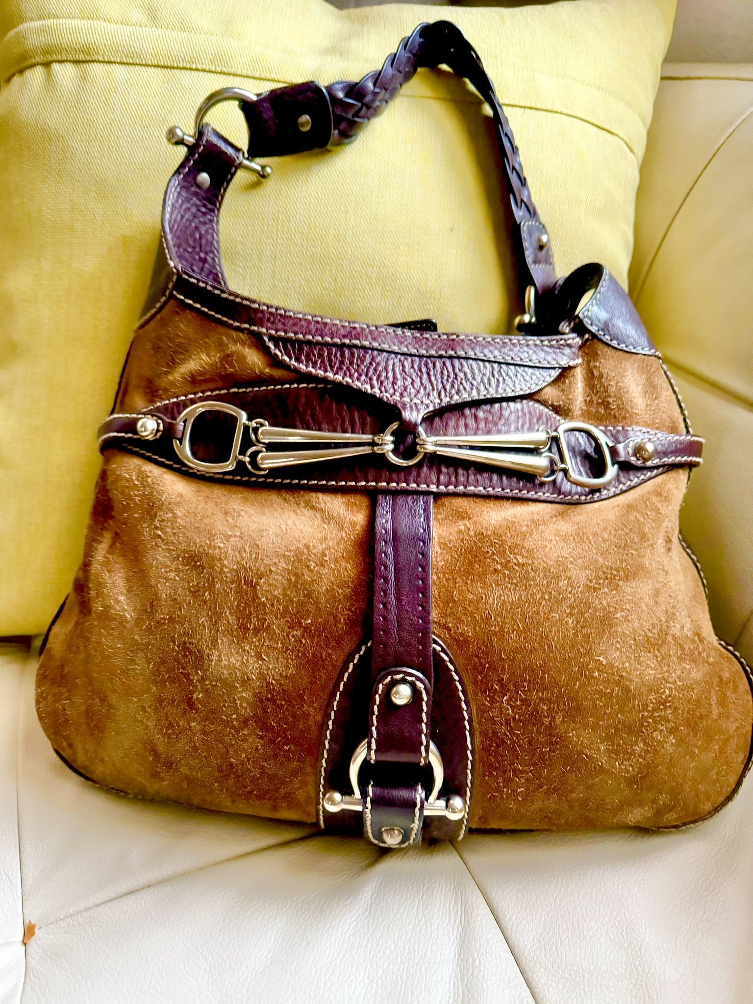 Authentic Gucci Vintage Horsebit Hobo Bag