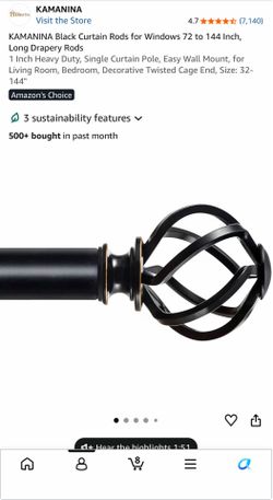 Curtain rods