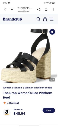 The Drop Bea Platform Heels Retail Price $49 Size 7.5 & 8
