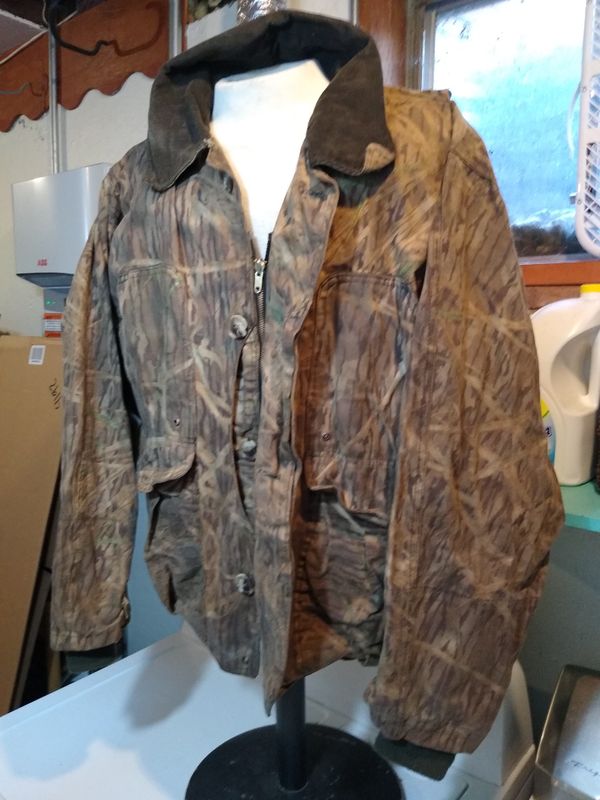 McAlister Oil Waxed Canvas Hunting Jacket Coat Men's Size Large for