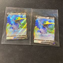 2 Cramorant V Pokémon Cards