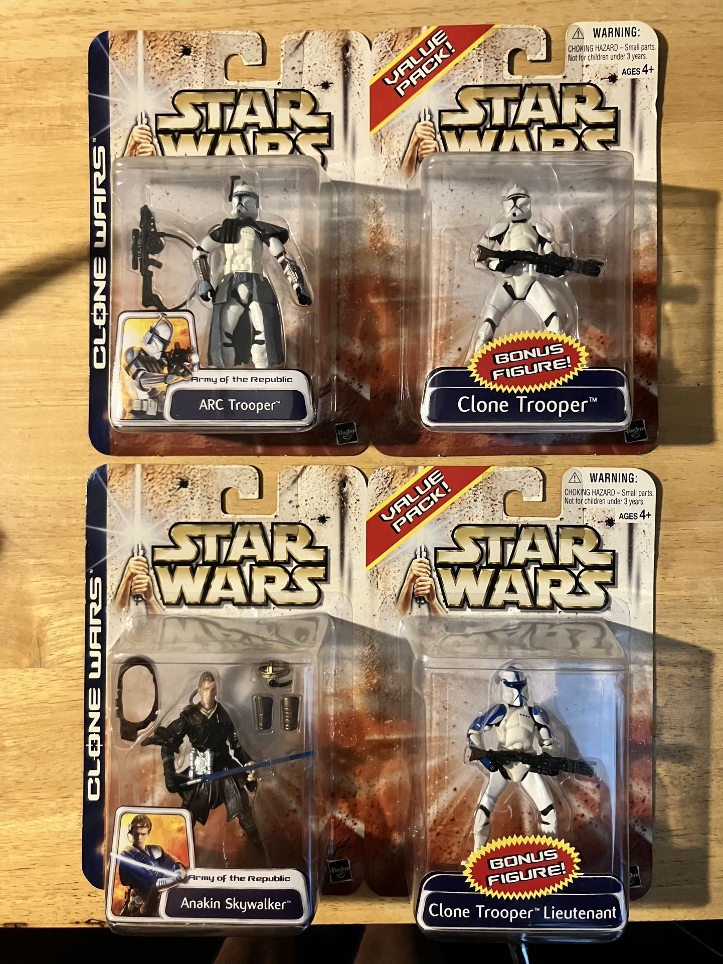 Star Wars Clone Wars Two Packs