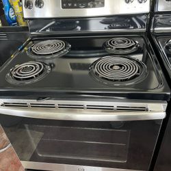 Ge Electric Stove Stainless 
