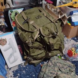 USA Army Backpack Pants Belt And Accessories