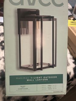 Outdoor wall light