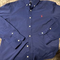 Ralph Lauren Polo Long Sleeve Button MEDIUM 
