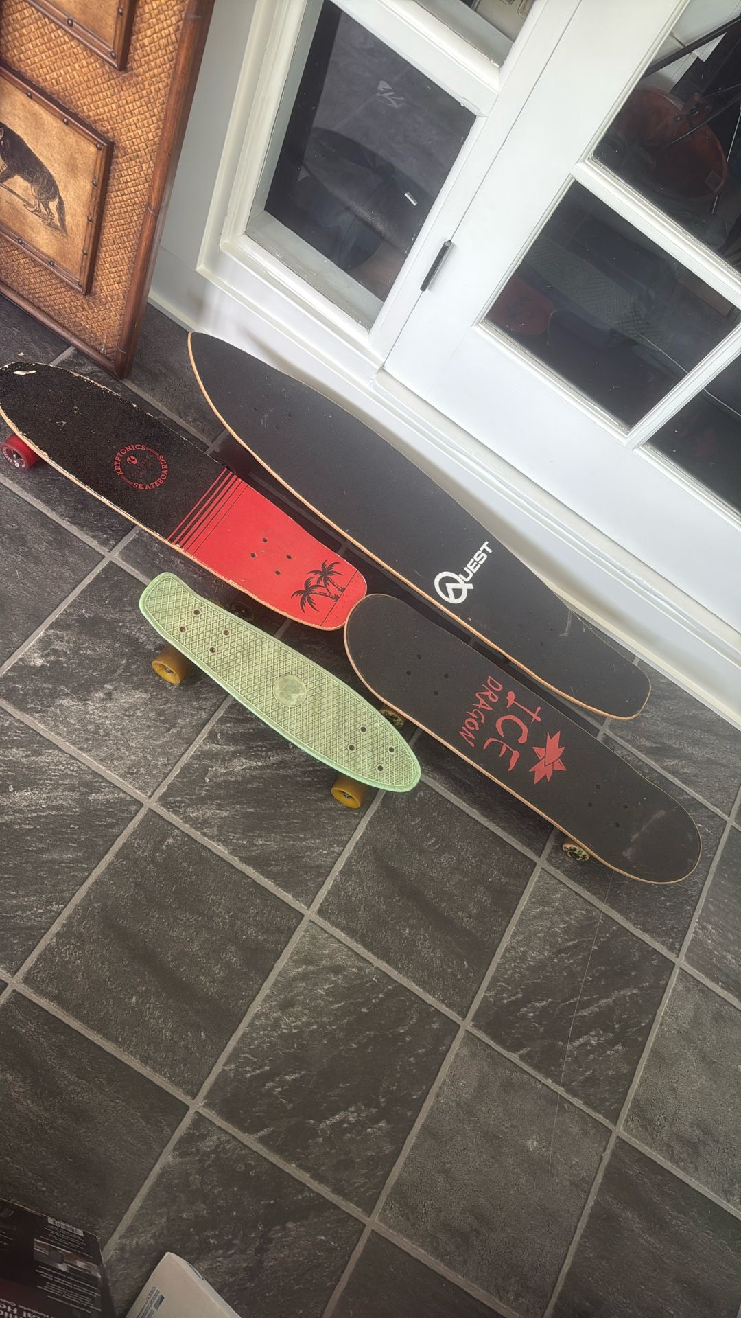 3 kids skateboards (used)