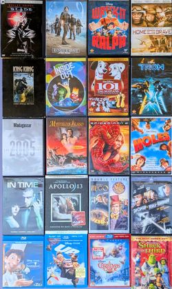 20 movies for $25 - 17 dvds 3 Blu-ray • dvds & Blu-ray, movies, cartoon, Disney movies, classic movies, consumer electronics,