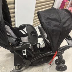Double Baby Stroller 