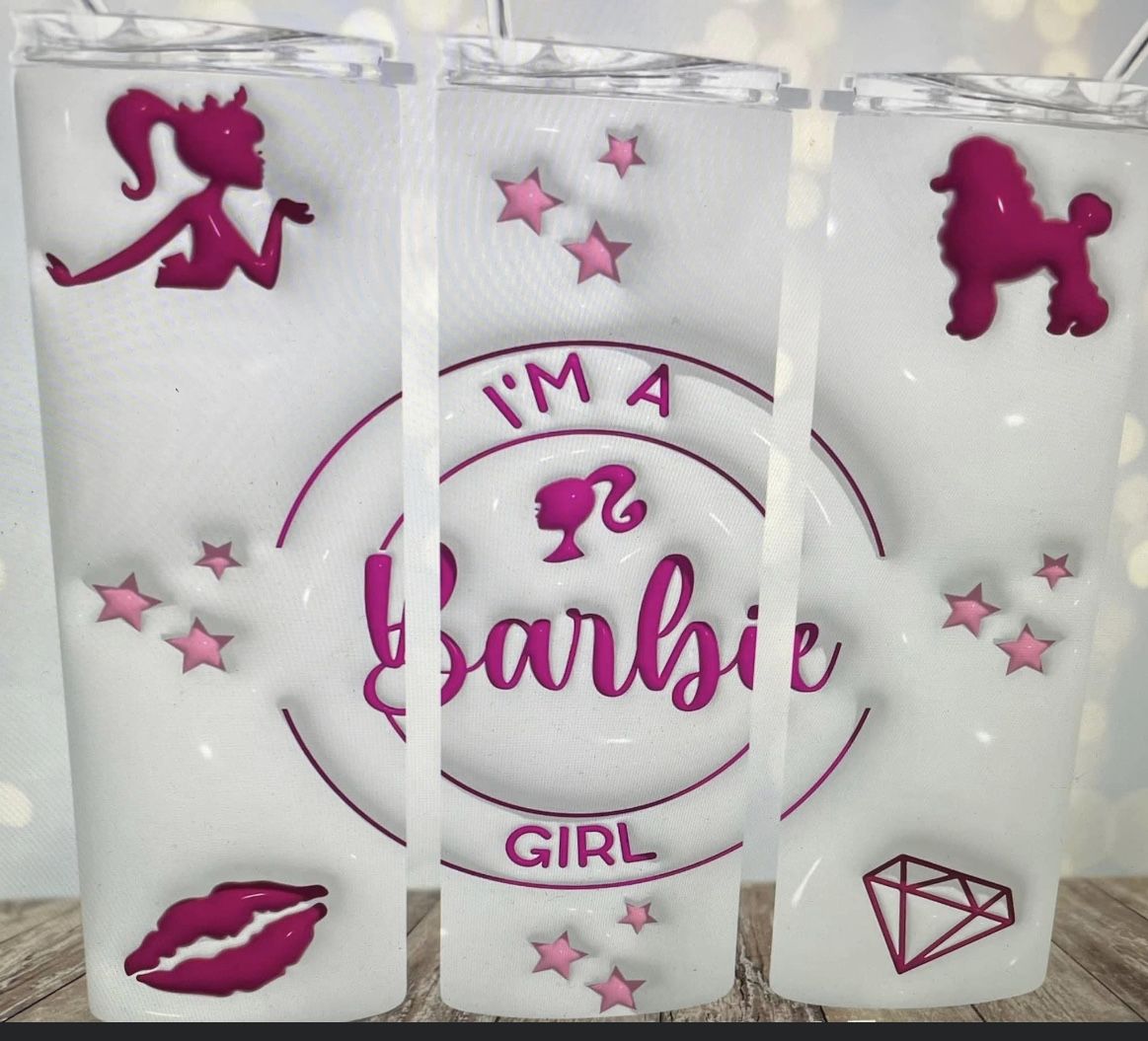 Barbie Tumbler $20