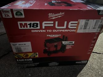 Milwaukee M18 FUEL NEXUS 6 Gallon Wet/Dry Vacuum with PACKOUT Compatibility and VACLINK