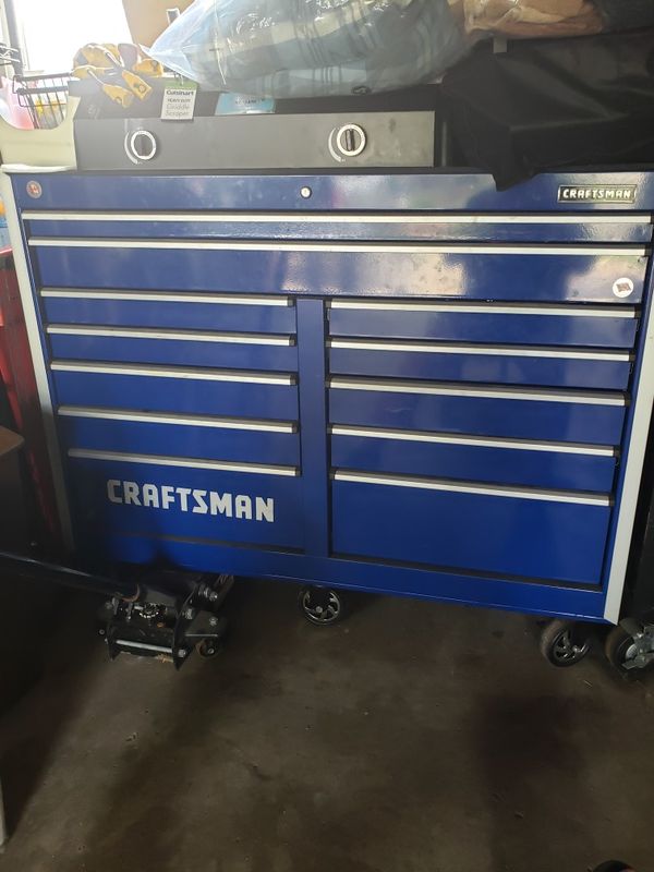 Craftsman 54" rolling 12 drawer tool chest for Sale in Clinton Township