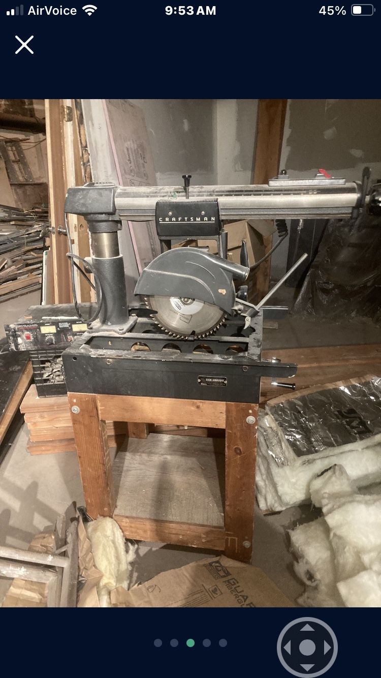 Craftsman Radial Arm Saw