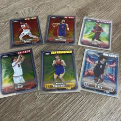 TOPPS CHROME BASKETBALL CARDS 