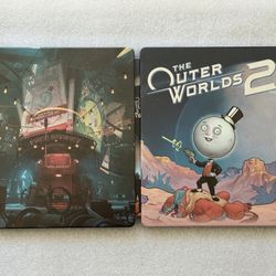 The Outer Worlds 2 Custom made Steelbook/SteelUp Case PS4/PS5/Xbox (No Game) New