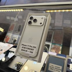 iPhone 17 Pro 256gb AT&T/CRICKET