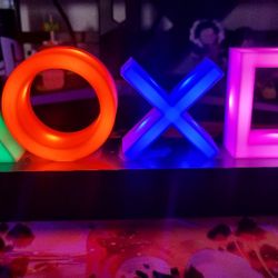 PS Buttons Led Sign 